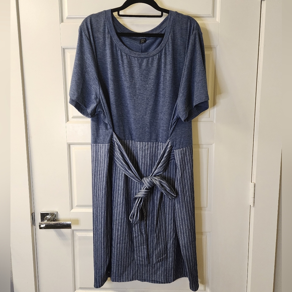 SHEIN FIT+‎ 24/26 Blue Dress